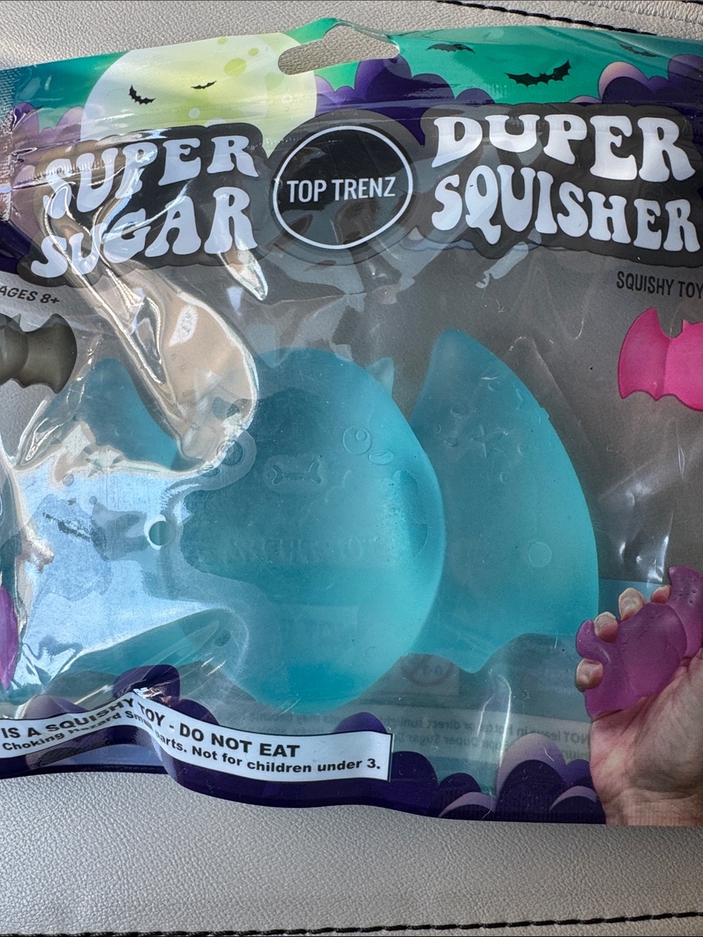 Blue Super Sugar Duper Squisher - Kids Squishy Toy
